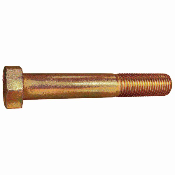 Midwest Fastener Grade 8, 1-1/4"-7 Hex Head Cap Screw, Zinc Yellow Steel, 8 in L, 2 PK 54158 - main